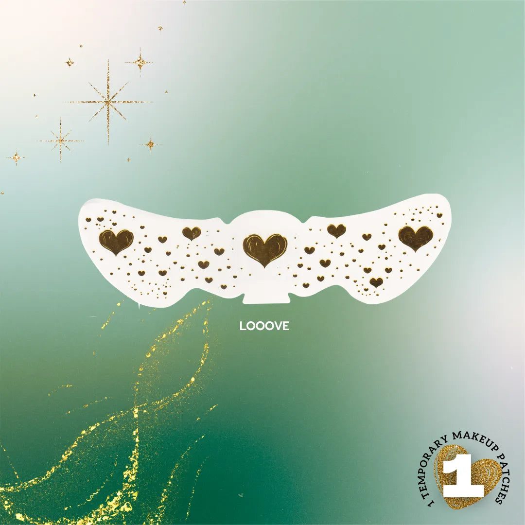 Golden Glitter Freckle Patches