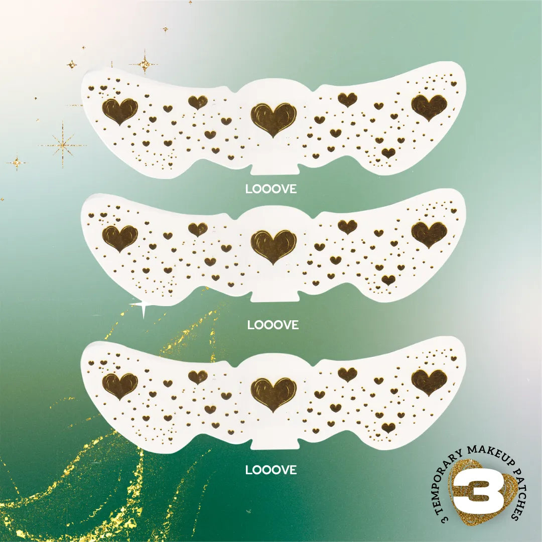 Golden Glitter Freckle Patches