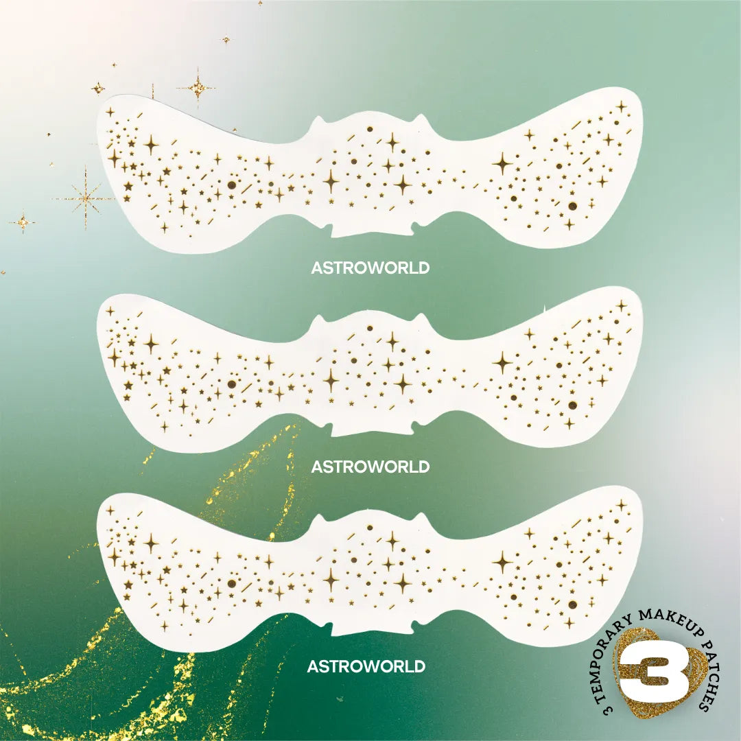 Golden Glitter Freckle Patches