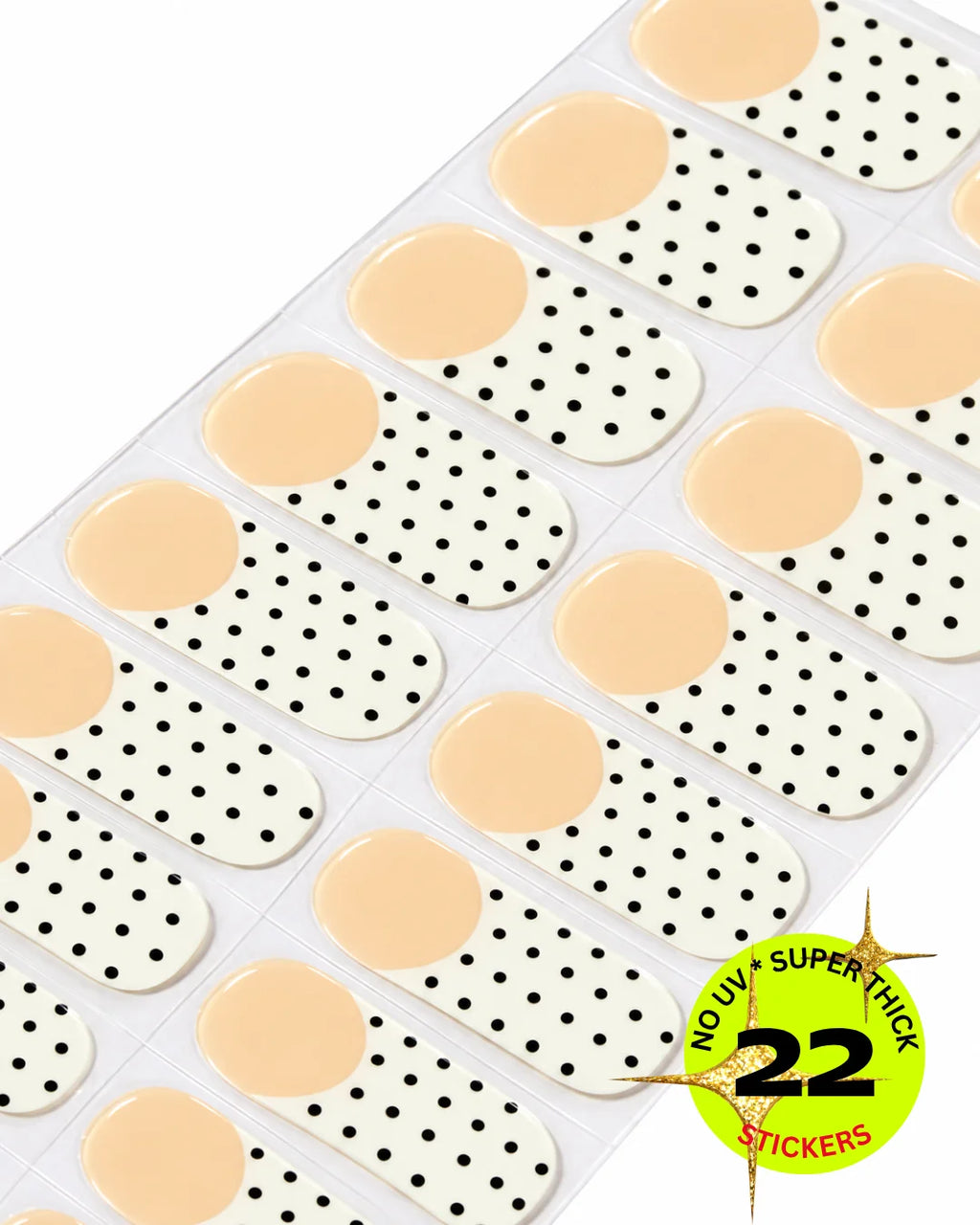 Polka Face - SOOOPER DOOOPER NO BAKE GELS (22 STRIPS)