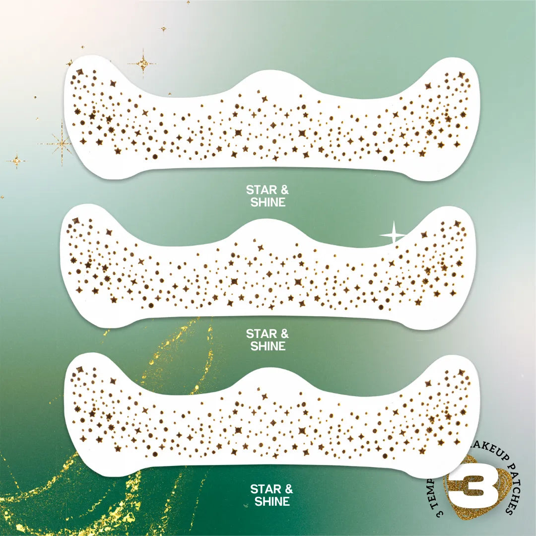 Golden Glitter Freckle Patches