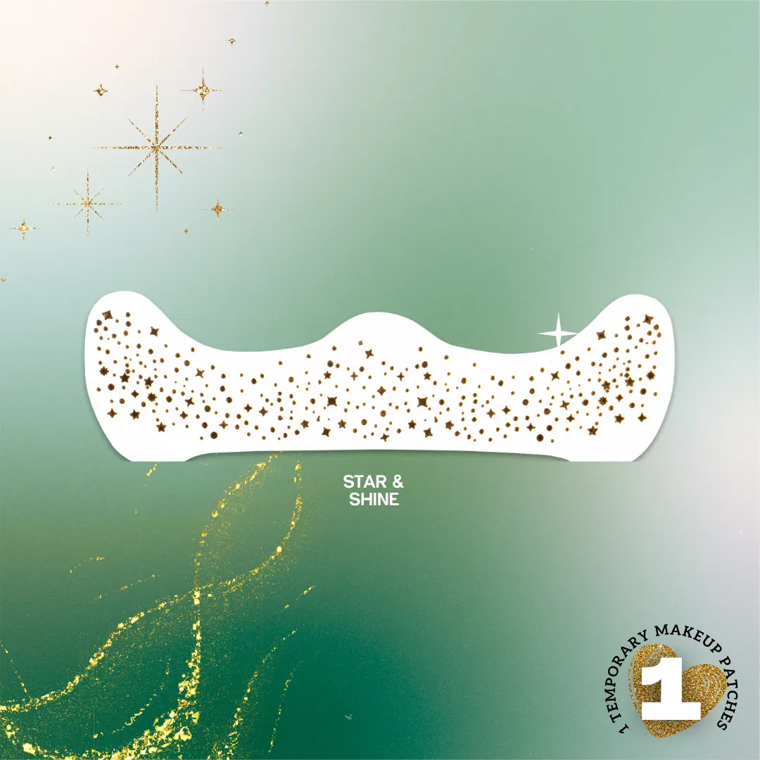 Golden Glitter Freckle Patches