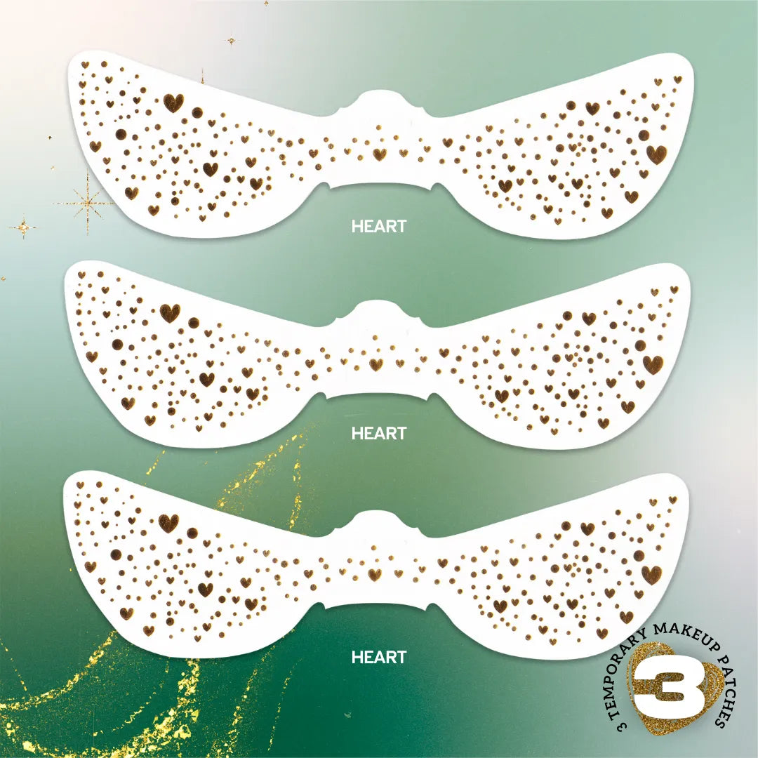 Golden Glitter Freckle Patches