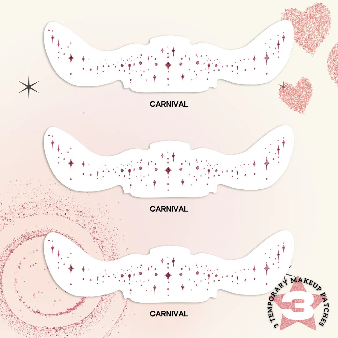 Rose Gold Glitter Freckle Patch