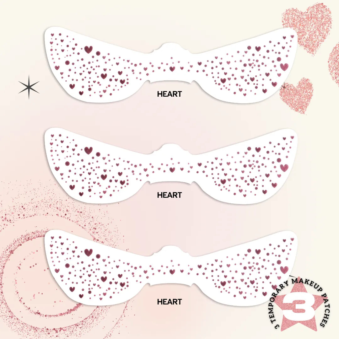 Rose Gold Glitter Freckle Patch