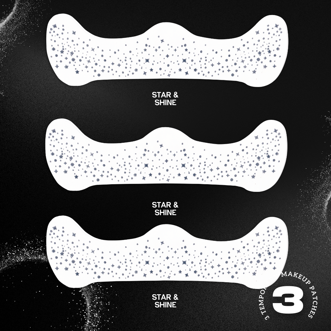 Silver Glitter Freckle Patch