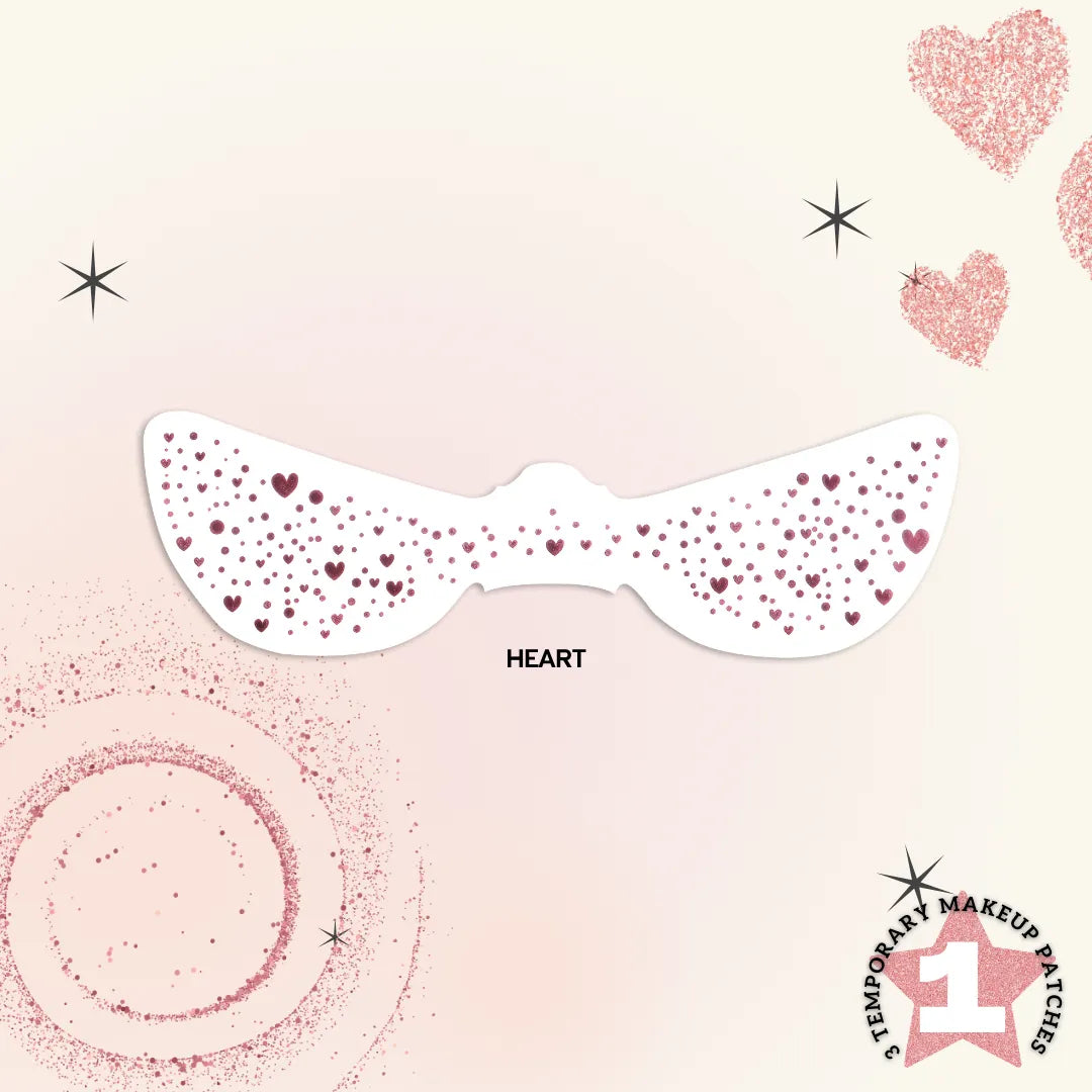 Rose Gold Glitter Freckle Patch