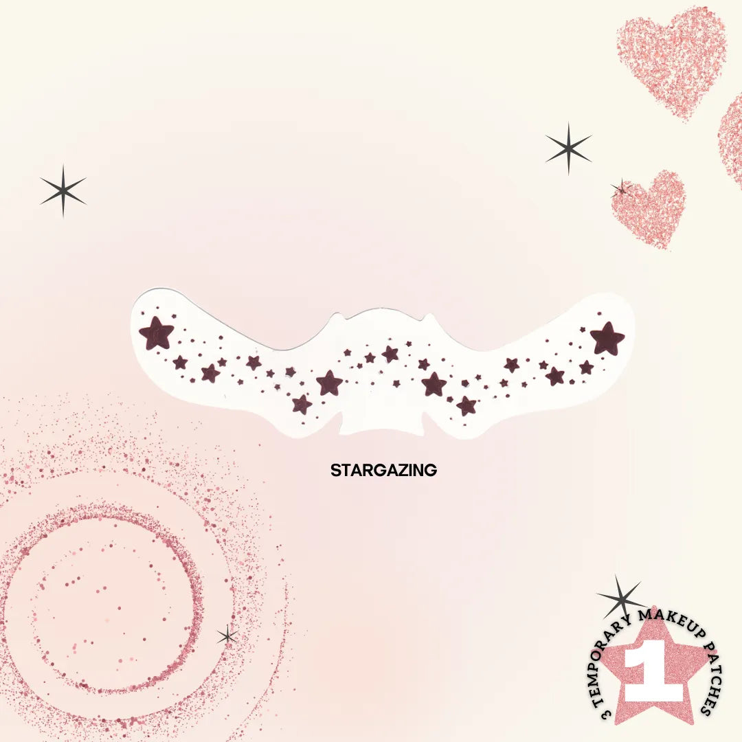 Rose Gold Glitter Freckle Patch