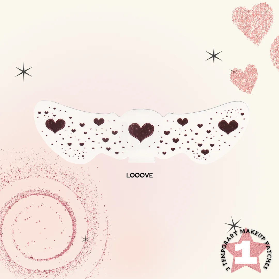 Rose Gold Glitter Freckle Patch