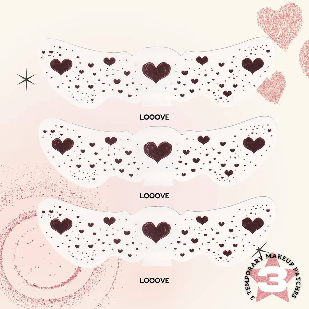 Rose Gold Glitter Freckle Patch