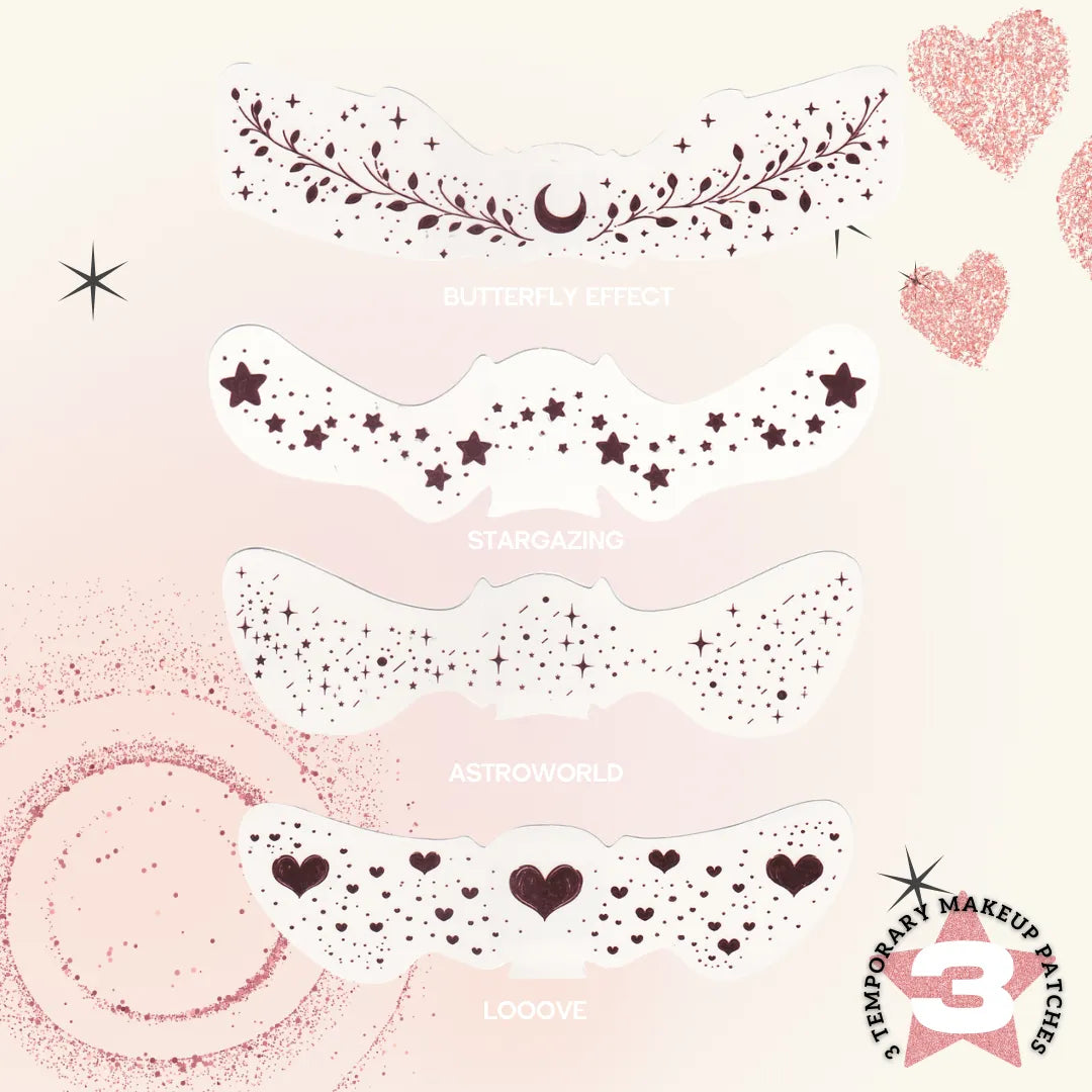 Rose Gold Glitter Freckle Patch