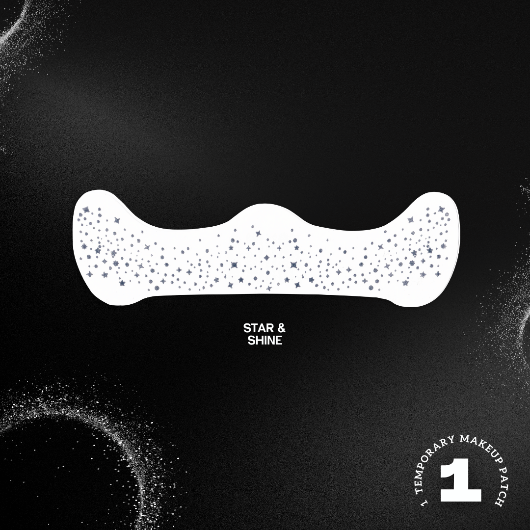 Silver Glitter Freckle Patch