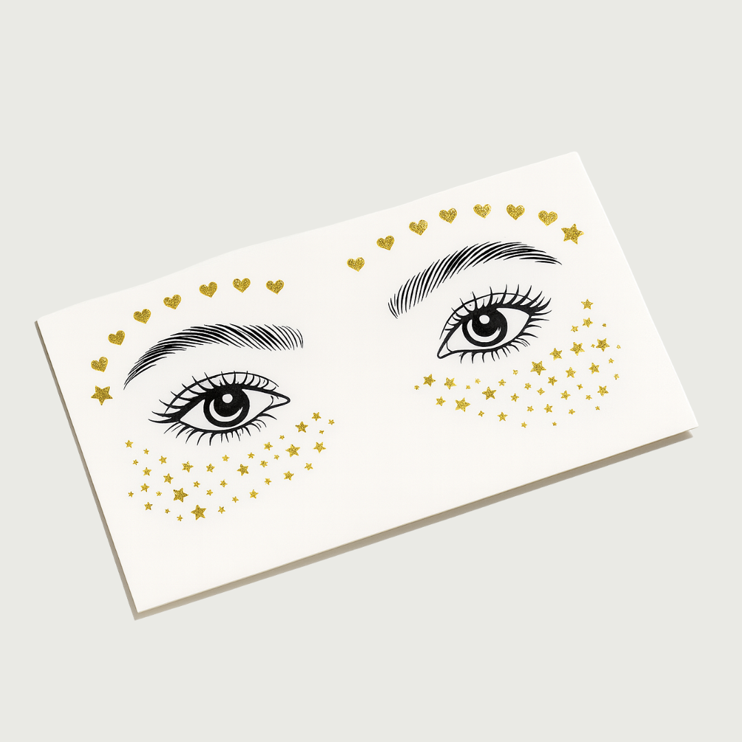 Love Spell - Golden Glitter Freckles for Face - Eyebrow and Cheeks - Pack of 1