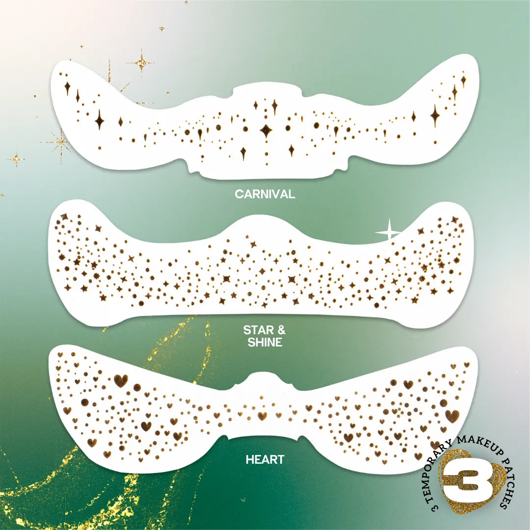 Golden Glitter Freckle Patches