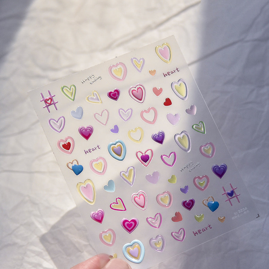 JellyPop Korean - Heartie Party - Heart Nail Charms
