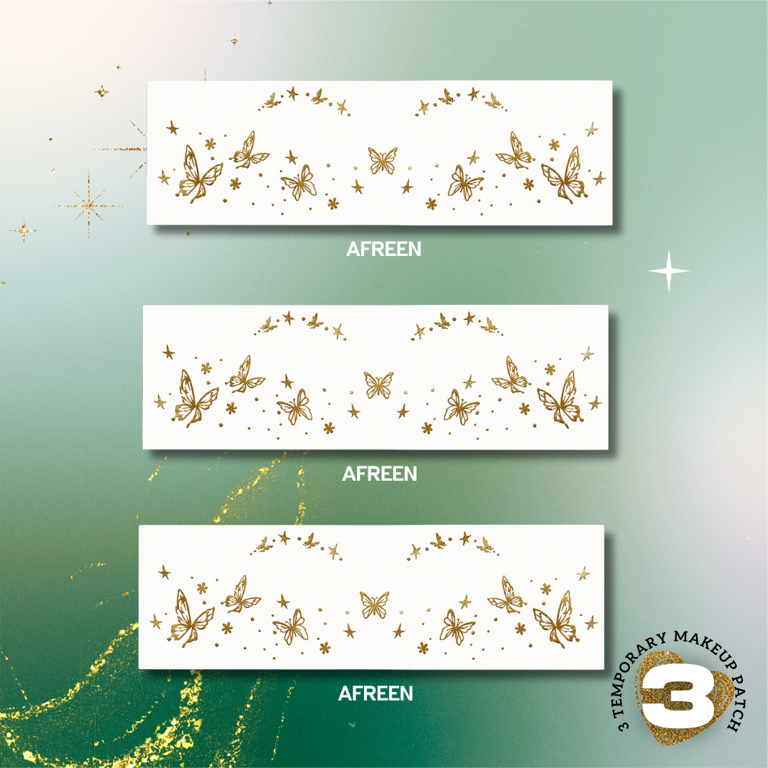 Golden Glitter Freckle Patches