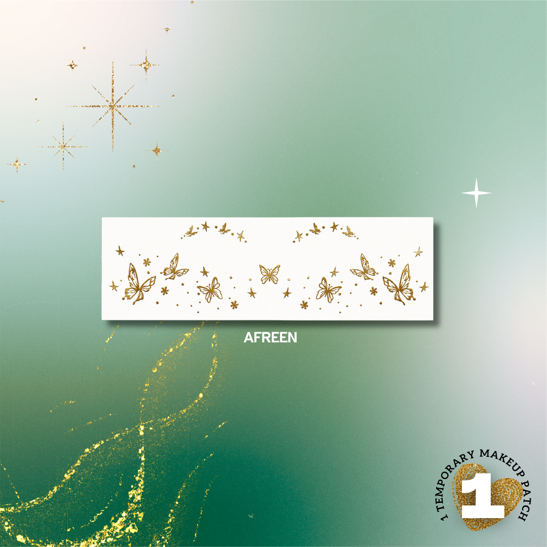 Golden Glitter Freckle Patches