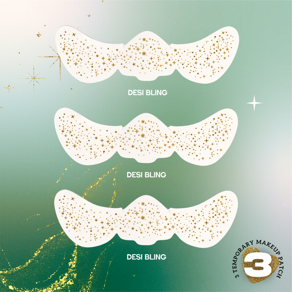 Golden Glitter Freckle Patches