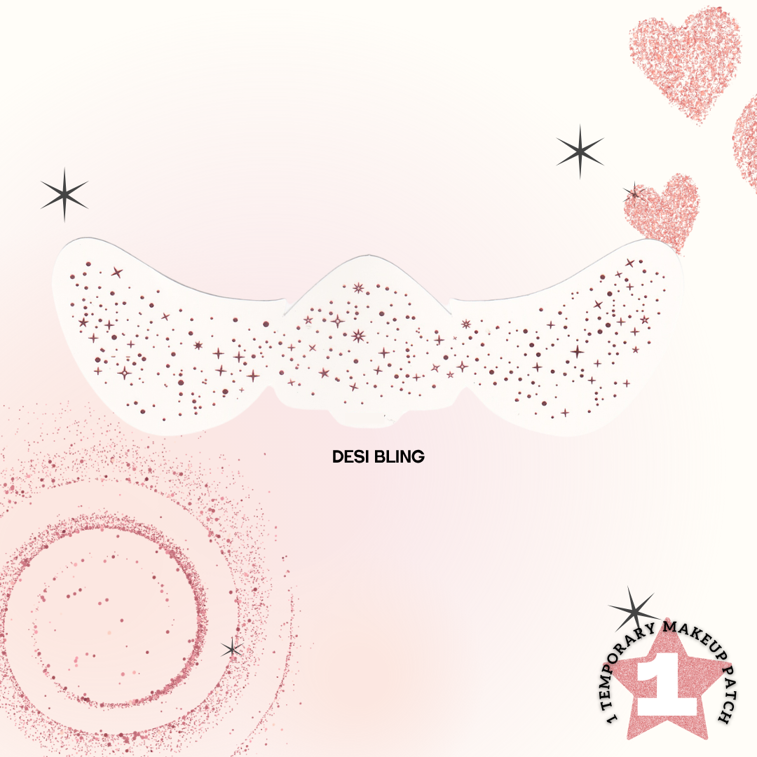 Rose Gold Glitter Freckle Patch