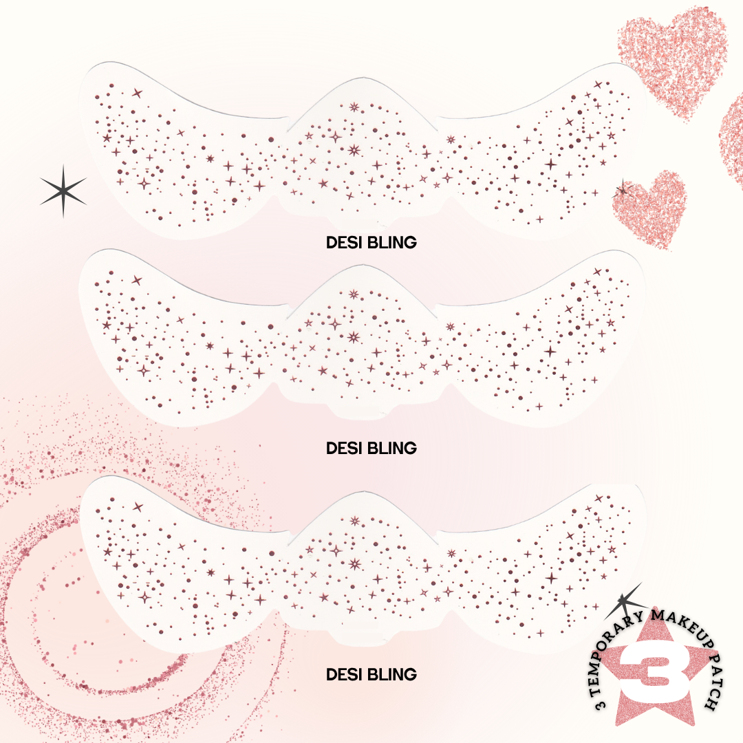 Rose Gold Glitter Freckle Patch