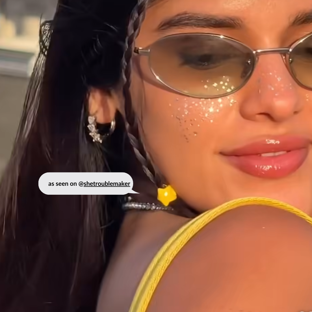 Golden Glitter Freckle Patches