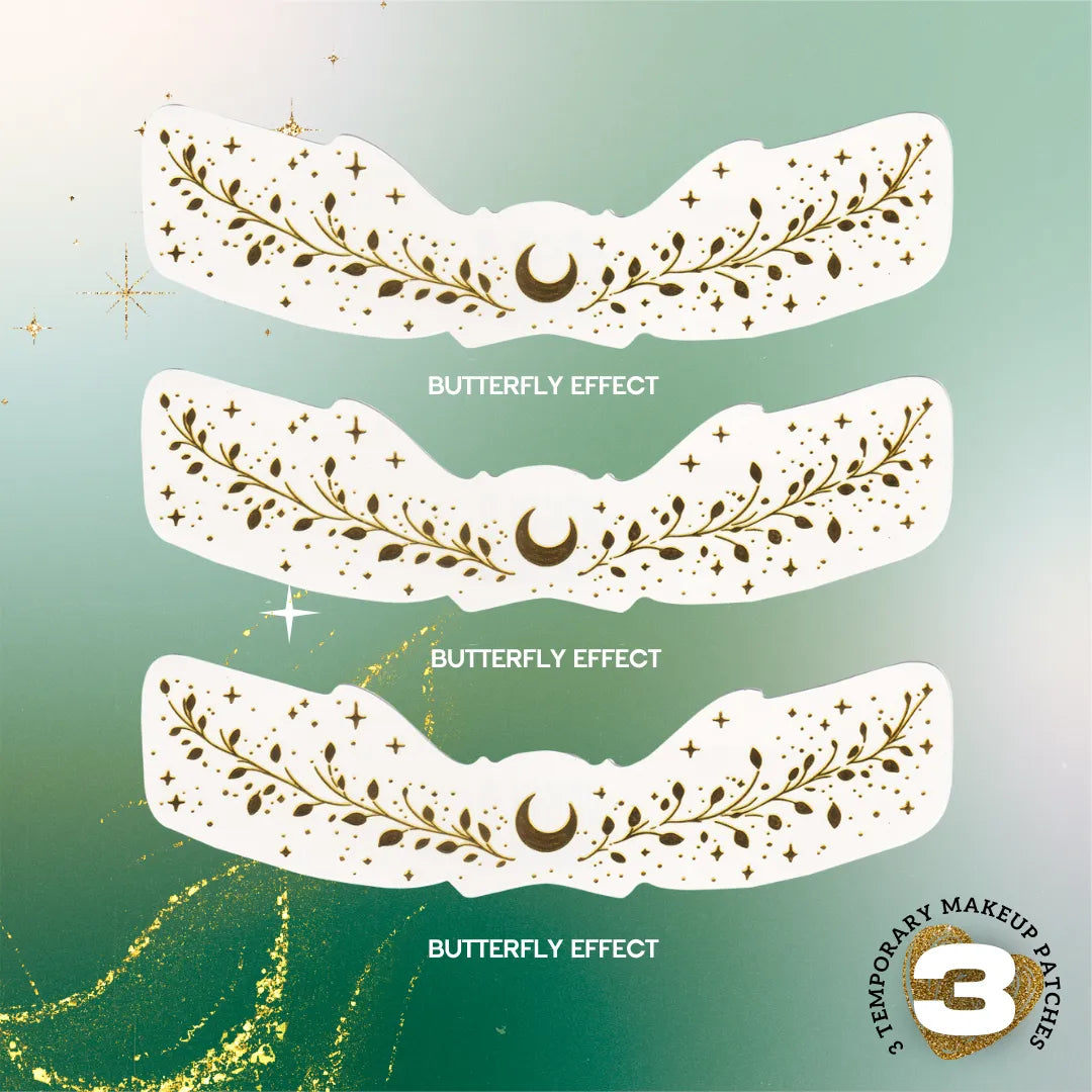 Golden Glitter Freckle Patches