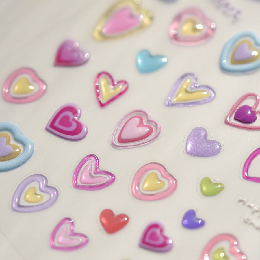 JellyPop Korean - Heartie Party - Heart Nail Charms