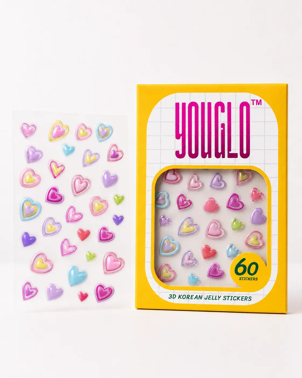 JellyPop Korean - Heartie Party - Heart Nail Charms