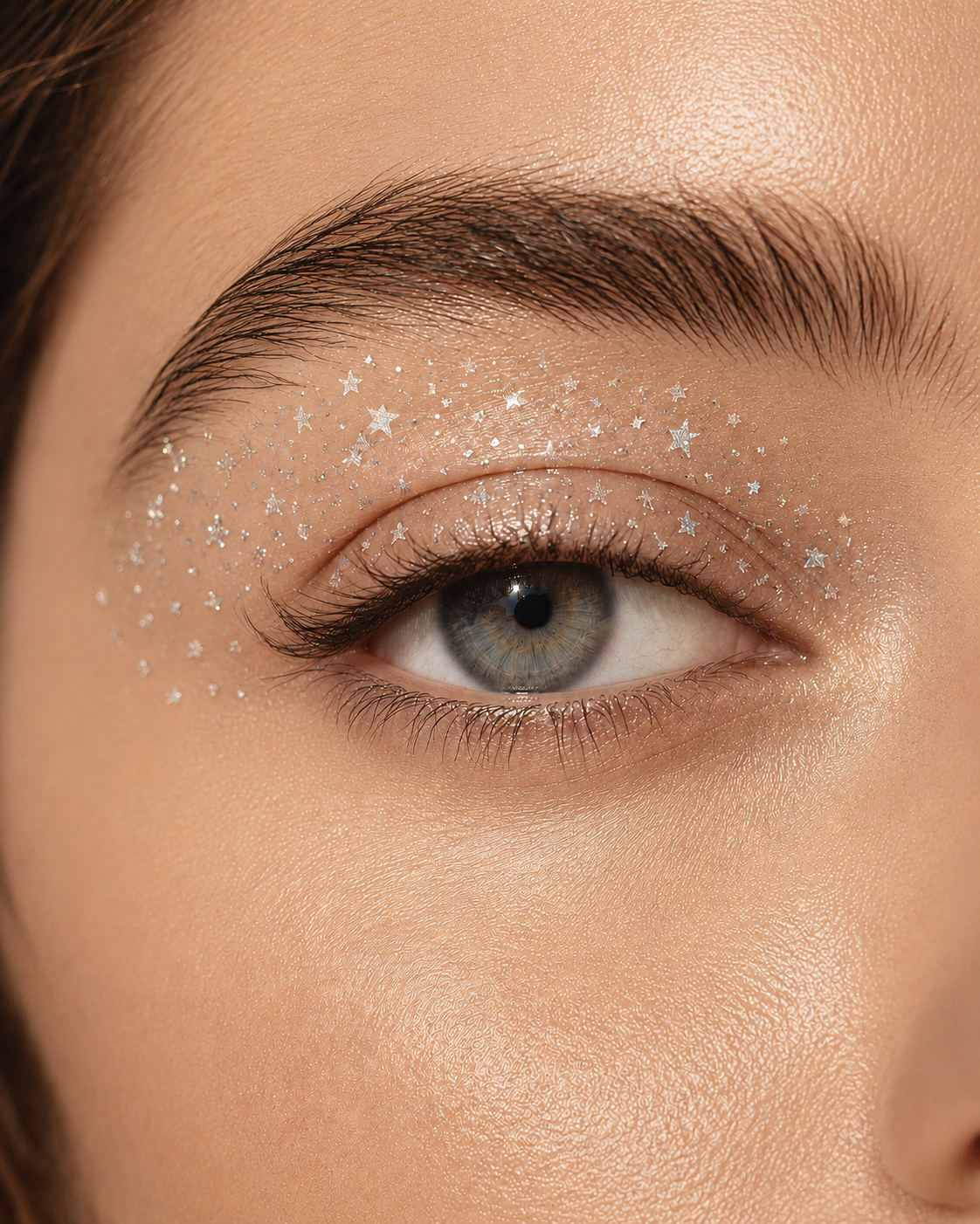 Disco - Blink Bling Silver Glitter Eye Shadow Patches (Pack of 3)