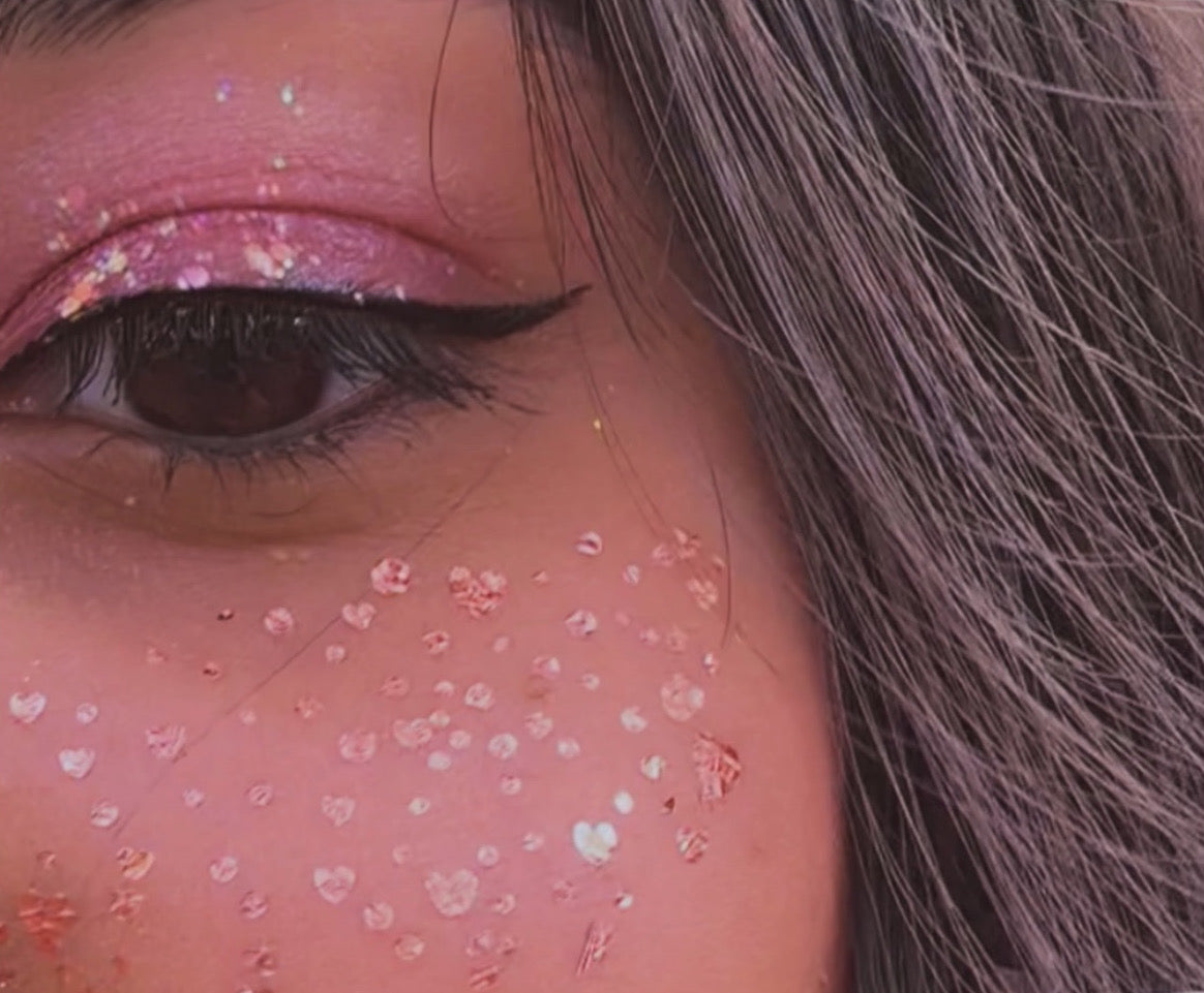 Rose Gold Glitter Freckle Patch