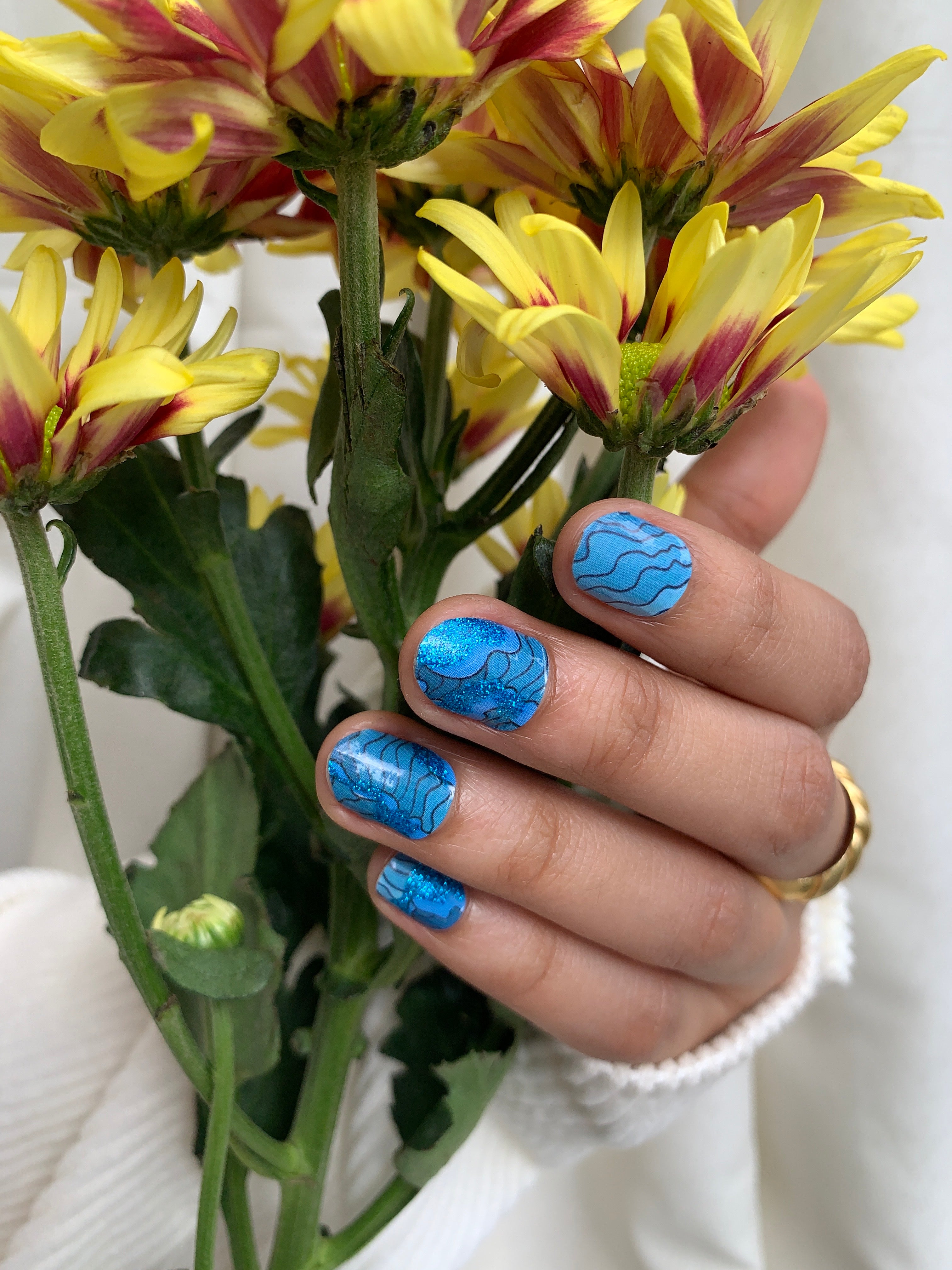 stick on nail polish