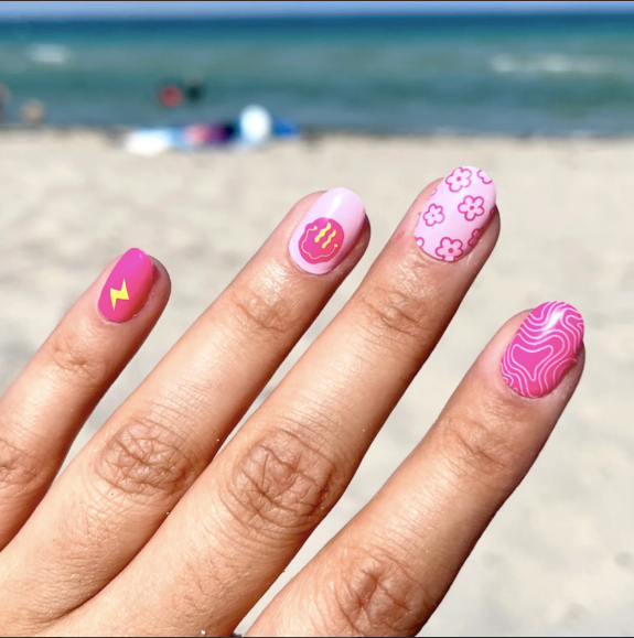 stick on nails