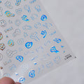 JellyPop Korean 3D - Holographic Smiley Nail Decals