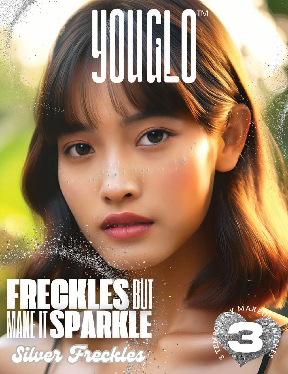 Silver Glitter Freckle Patch