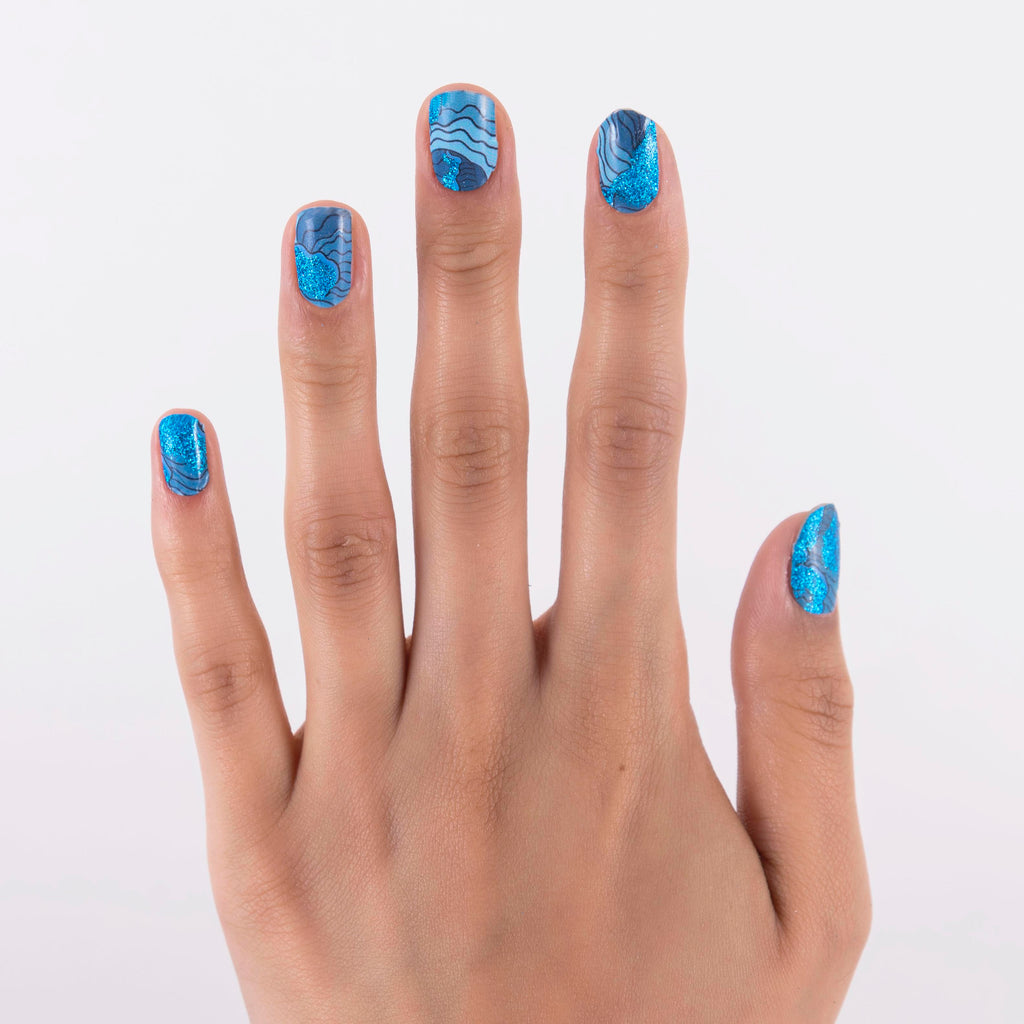 stick on nail polish